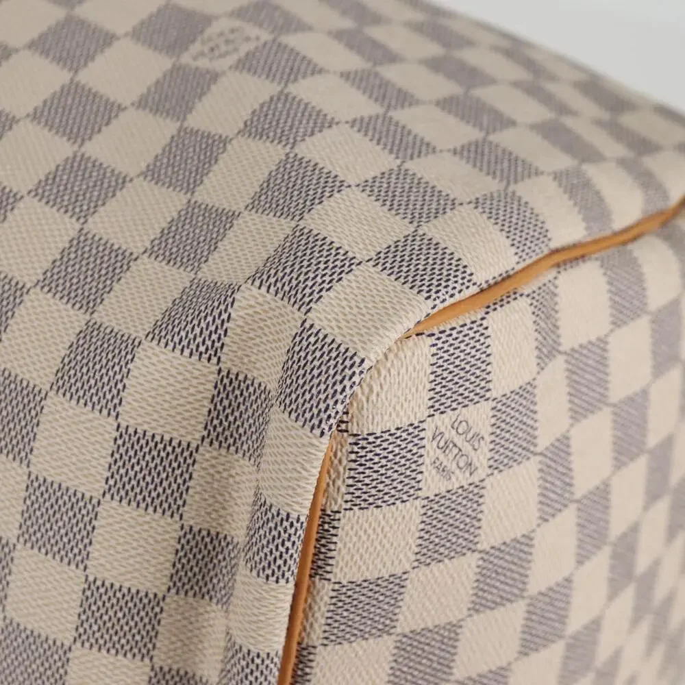 LOUIS VUITTON Damier Azur Keepall 50 Boston Bag N41430